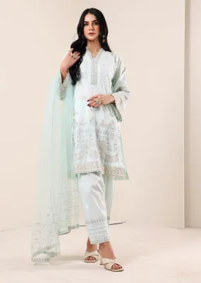 15862 Readymade Casual lawn Suit