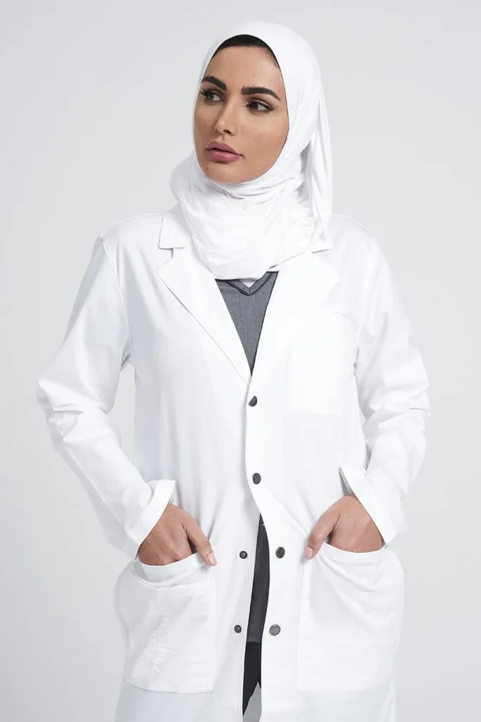 36" Unisex Snap Front Labcoat - 3308