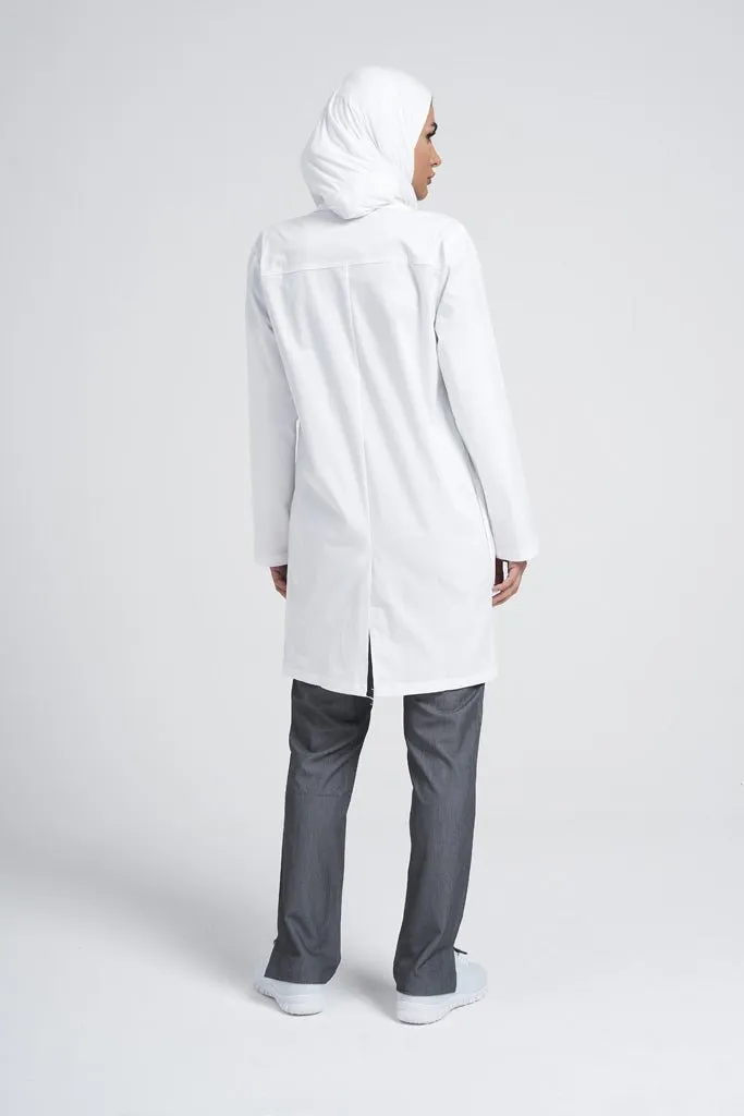 36" Unisex Snap Front Labcoat - 3308