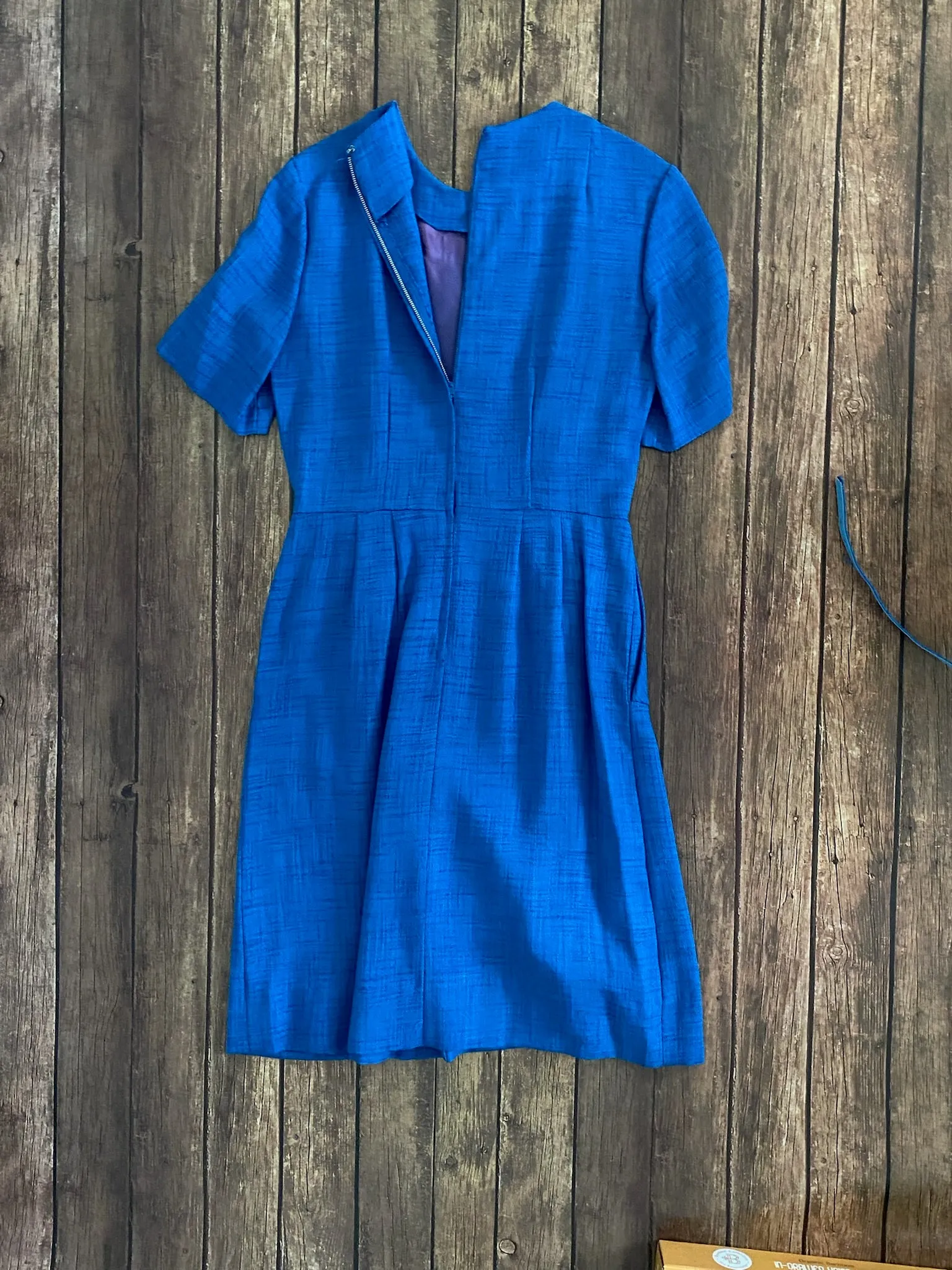 50s Vintage R&K Linen Dress Medium