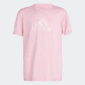 ADIDAS JUNIOR FUTURE ICONS WINNERS PINK TEE