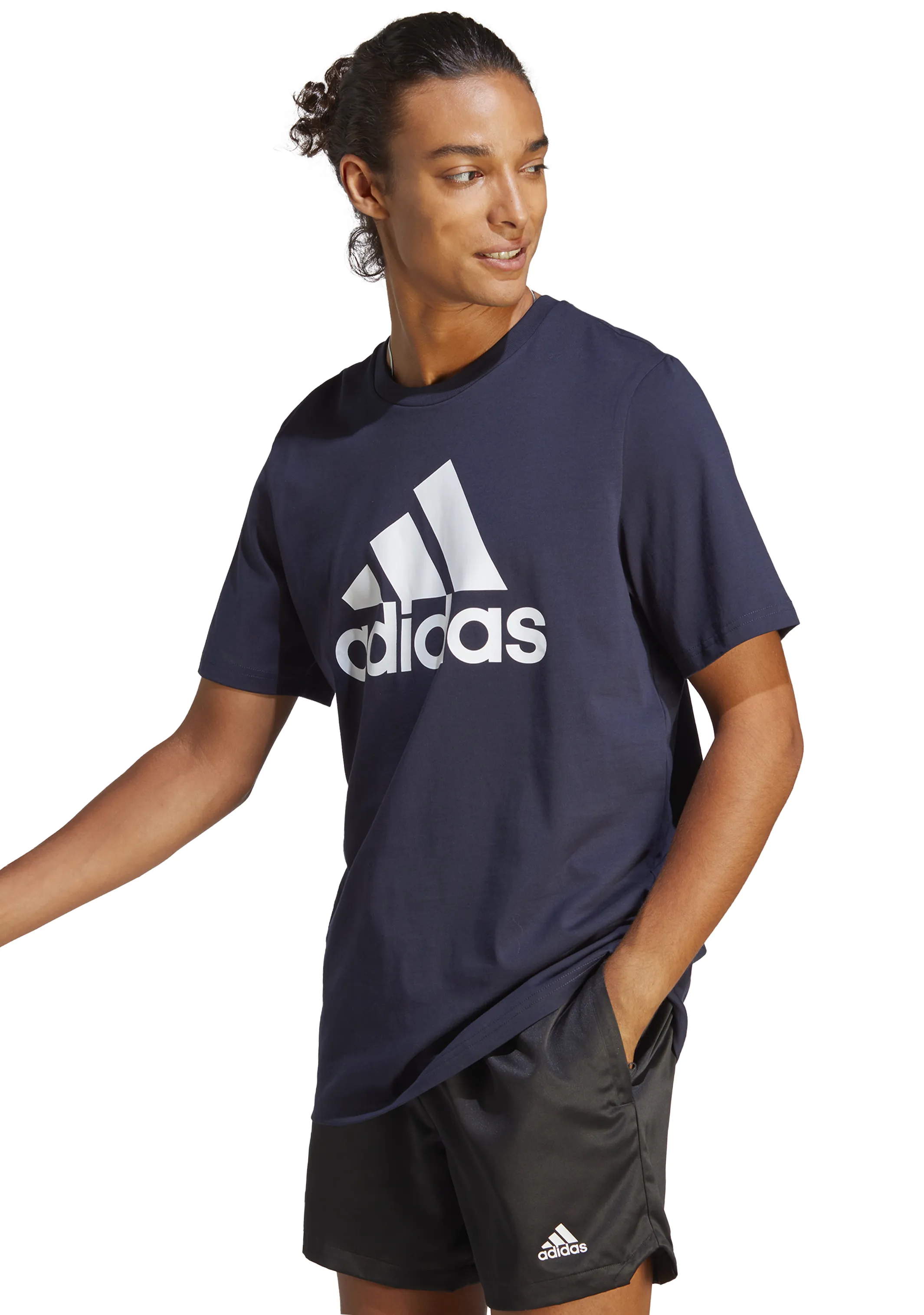 Adidas Mens Essentials Big Logo Tee <br> GK9122/IC9348