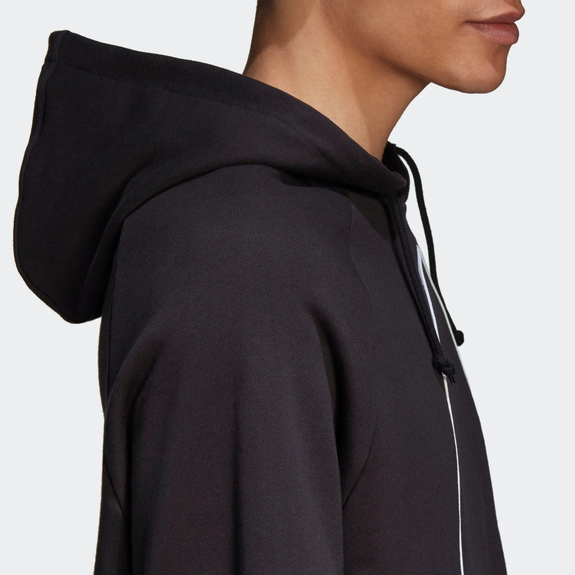 Adidas Originals Men's Big Trefoil Outline Hoodie - Black