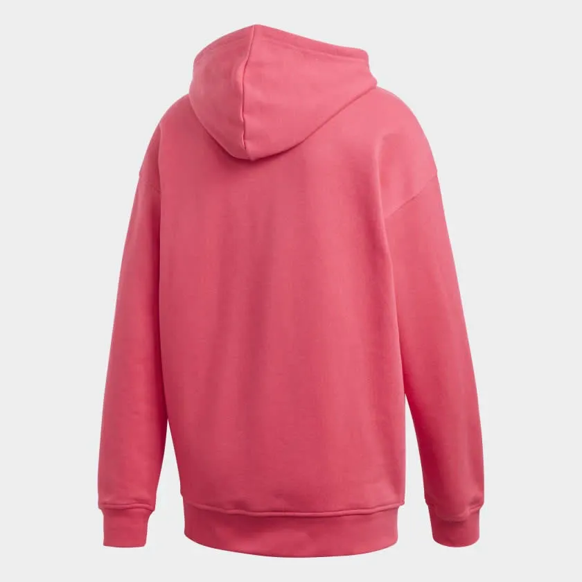 Adidas Originals Women's Adicolor Trefoil Hoodie - Pink