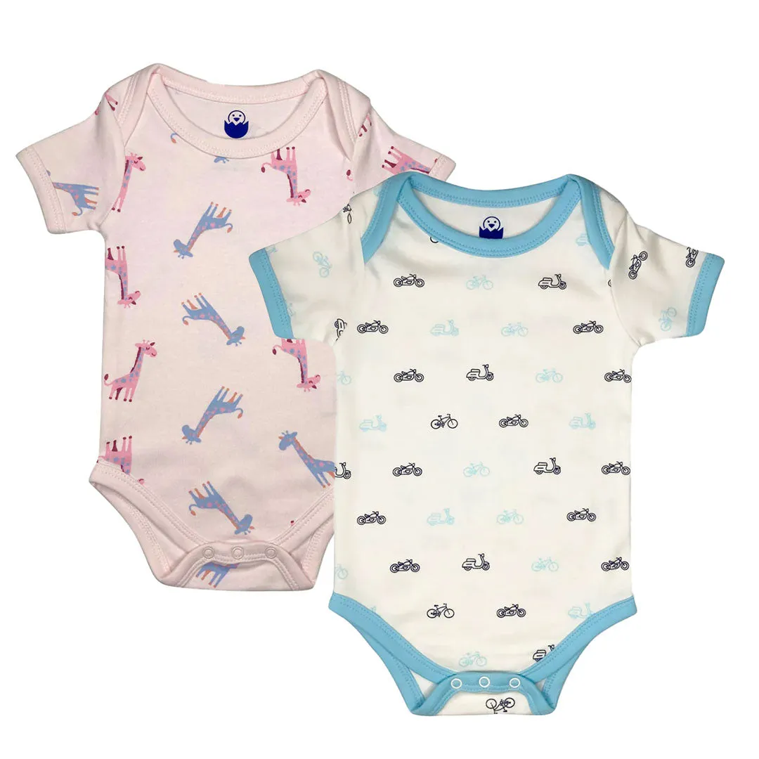 All Season Combo- Body Suits / Premium Cotton Onesie(Pack of 2)