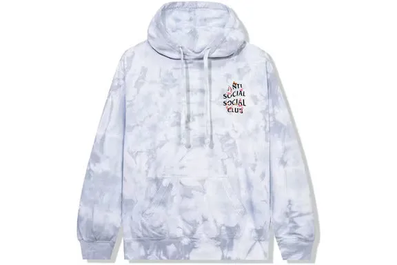 Anti Social Social Club Kkoch Never Dies Hoodie Grey Tie Dye