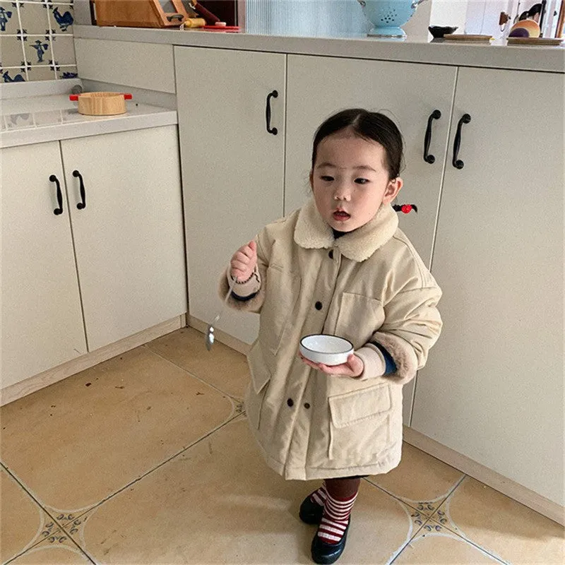 Baby Kid Girls Boys Solid Color Coats Wholesale 231130177