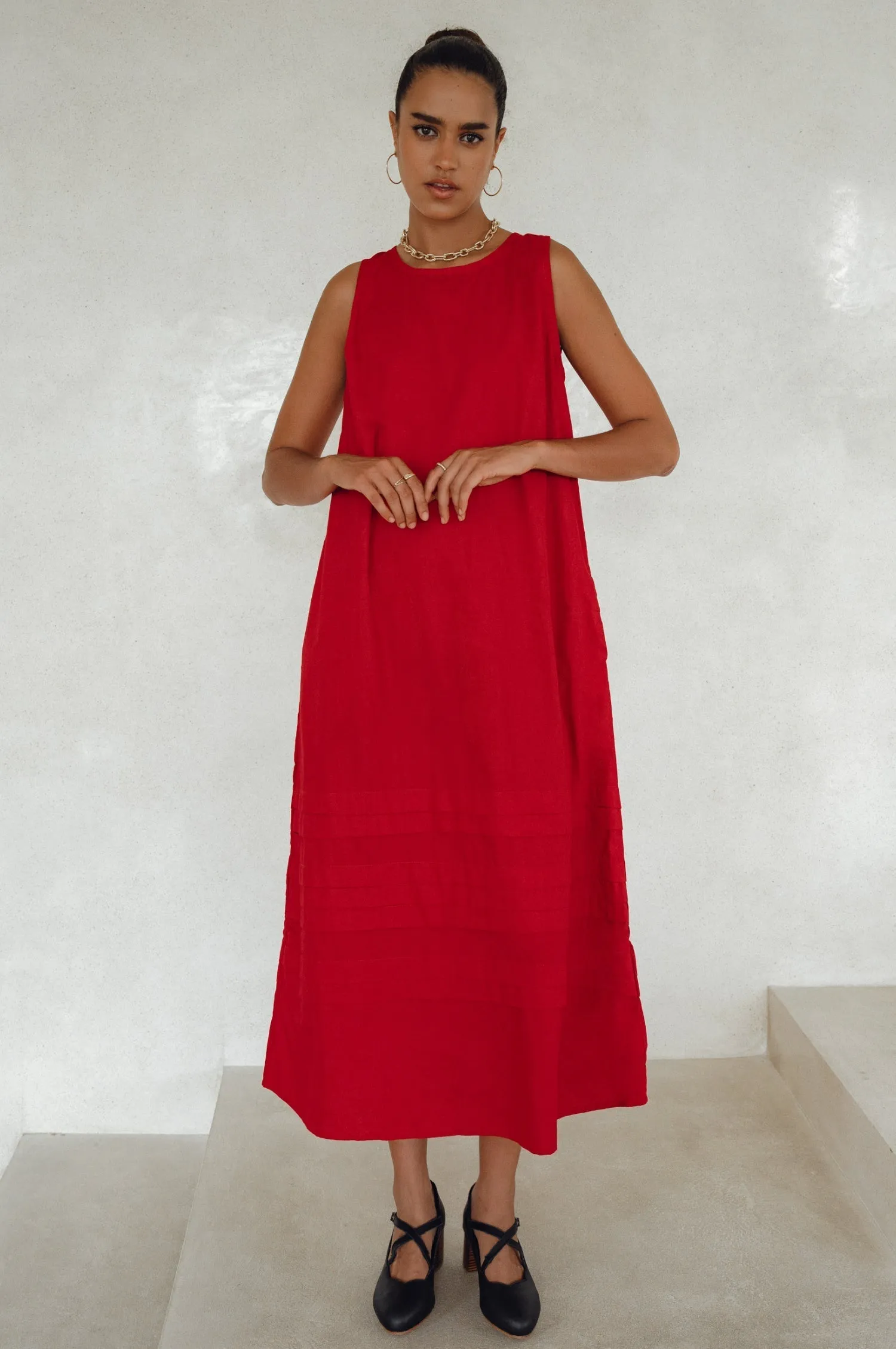 Beloved Cara Slip on Cotton Maxi Dress