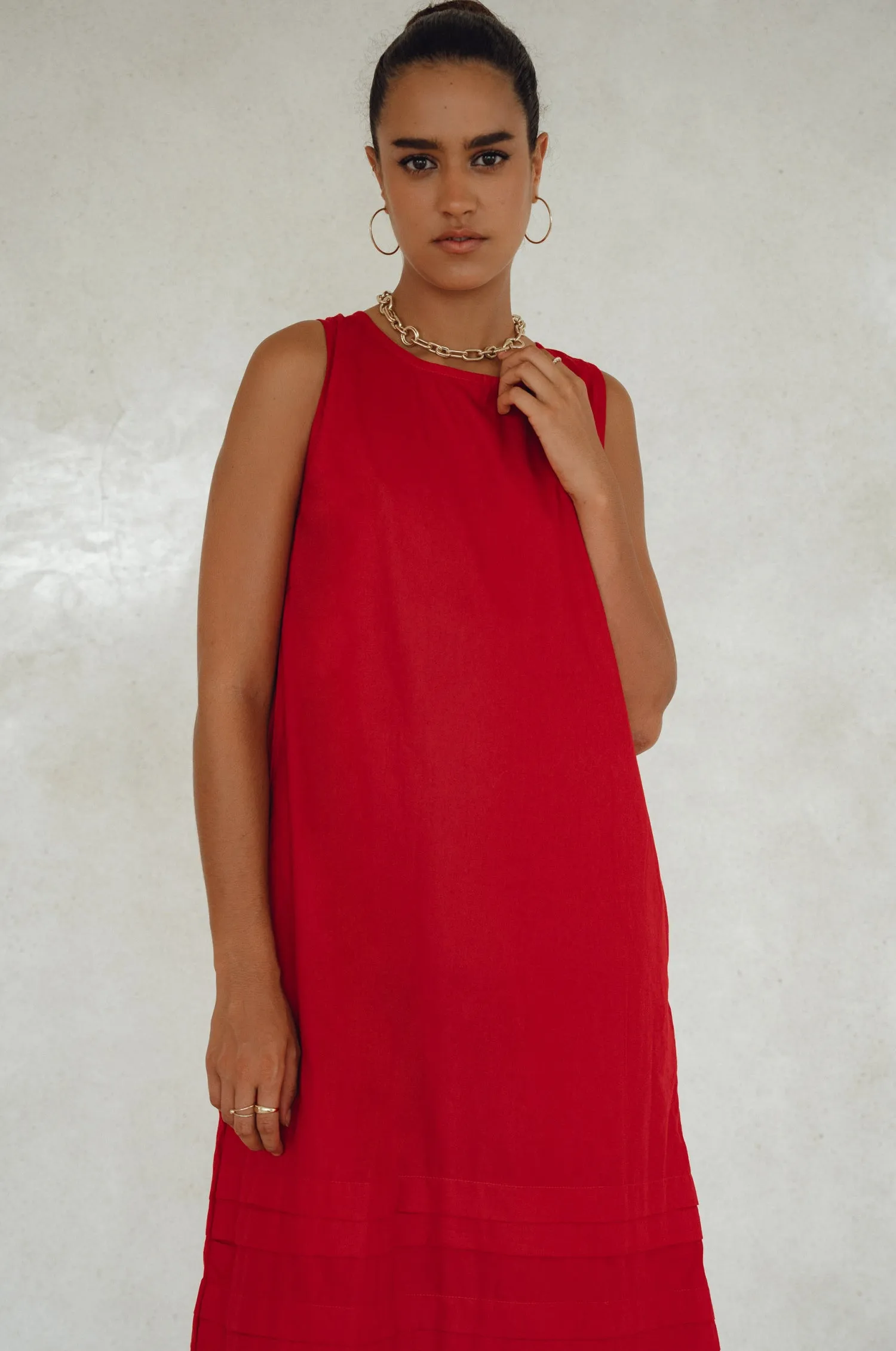 Beloved Cara Slip on Cotton Maxi Dress