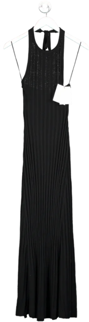 DISSH Black Goldie Halter Maxi Dress UK 8