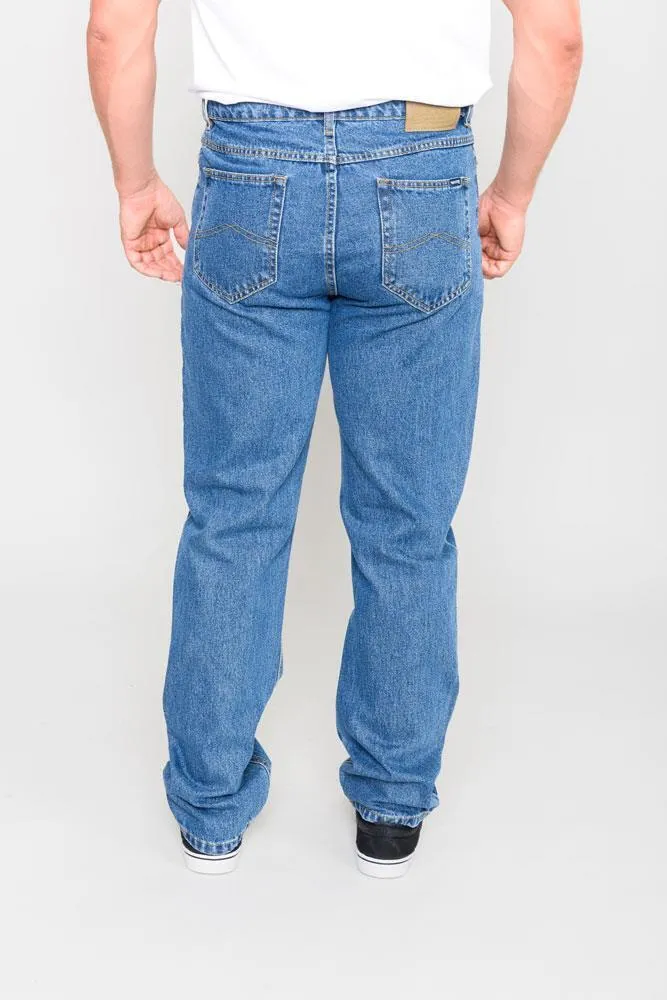 Duke Clothing Stonewash Rockford Comfort Fit Jeans