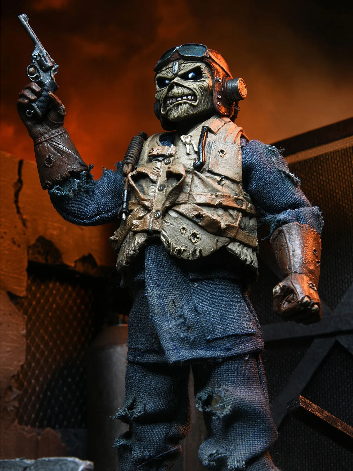 Eddie Aces High - 8” Clothed Figurine - Iron Maiden - NECA Collectibles