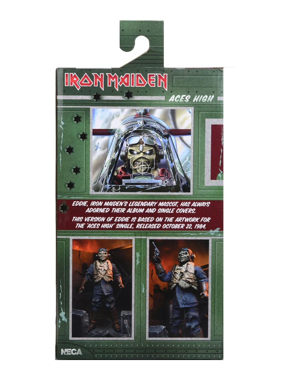 Eddie Aces High - 8” Clothed Figurine - Iron Maiden - NECA Collectibles