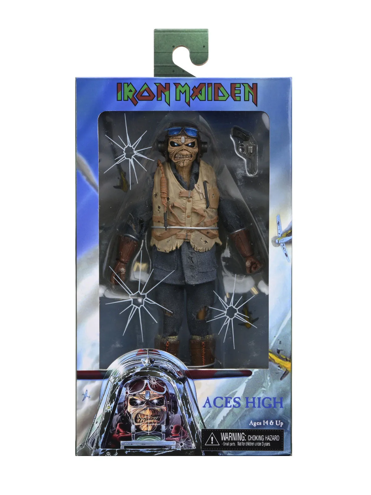 Eddie Aces High - 8” Clothed Figurine - Iron Maiden - NECA Collectibles