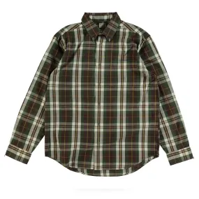 Filson Sutter Sport Shirt Brown/Forest/Gold Plaid