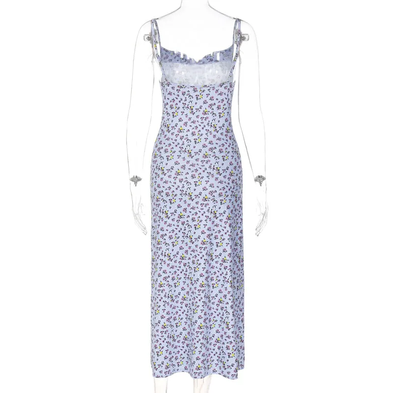 Isa Floral Midi Dress