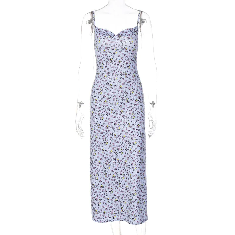 Isa Floral Midi Dress