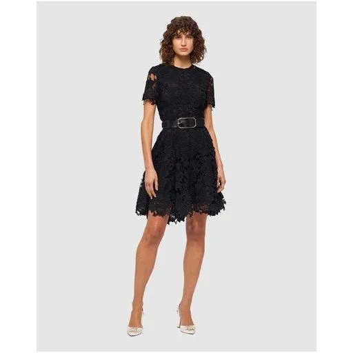 Leo Lin Caroline Lace T-shirt Mini Dress