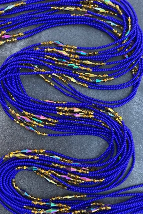 Lux Blue Waist Beads