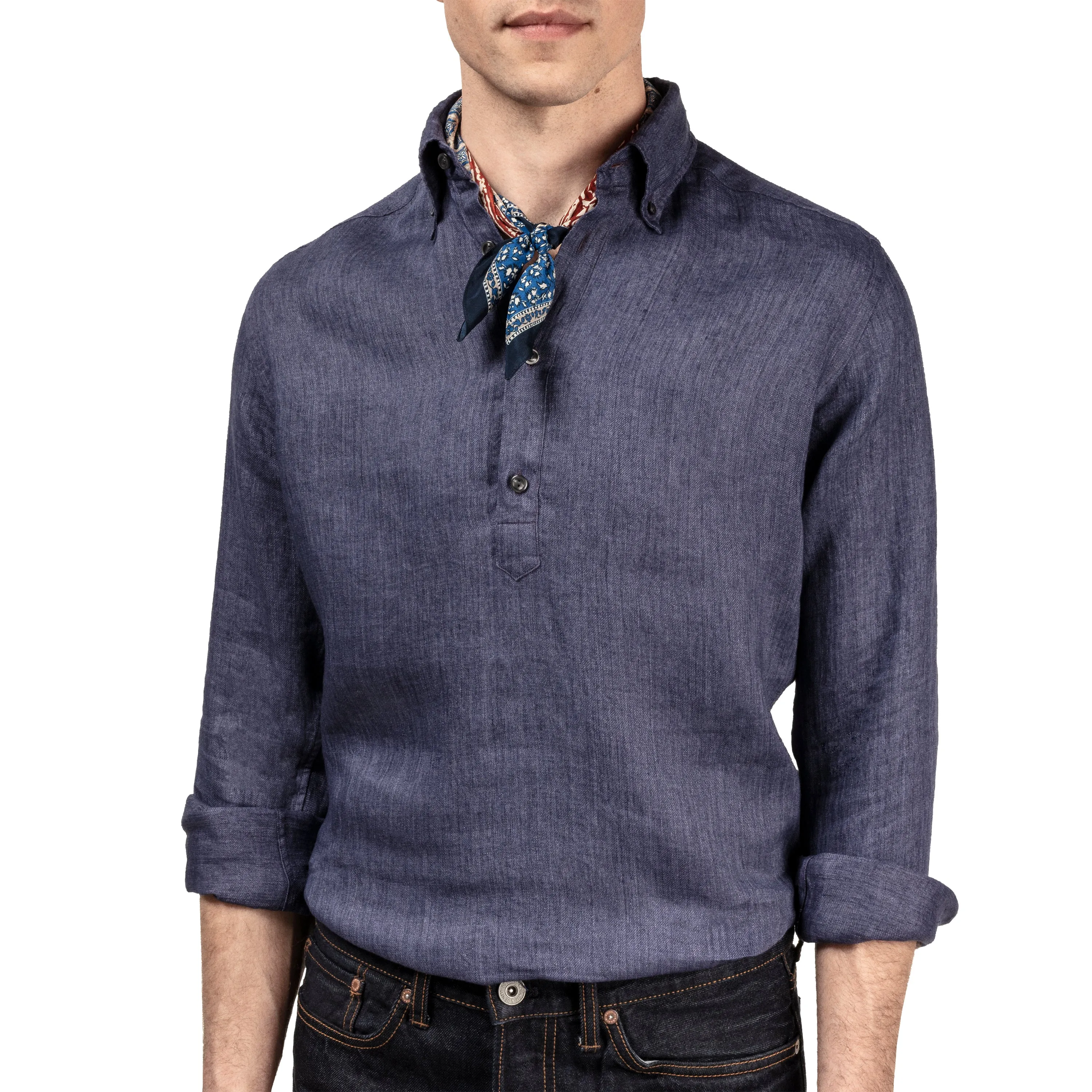 Luxe Linen Popover Shirt