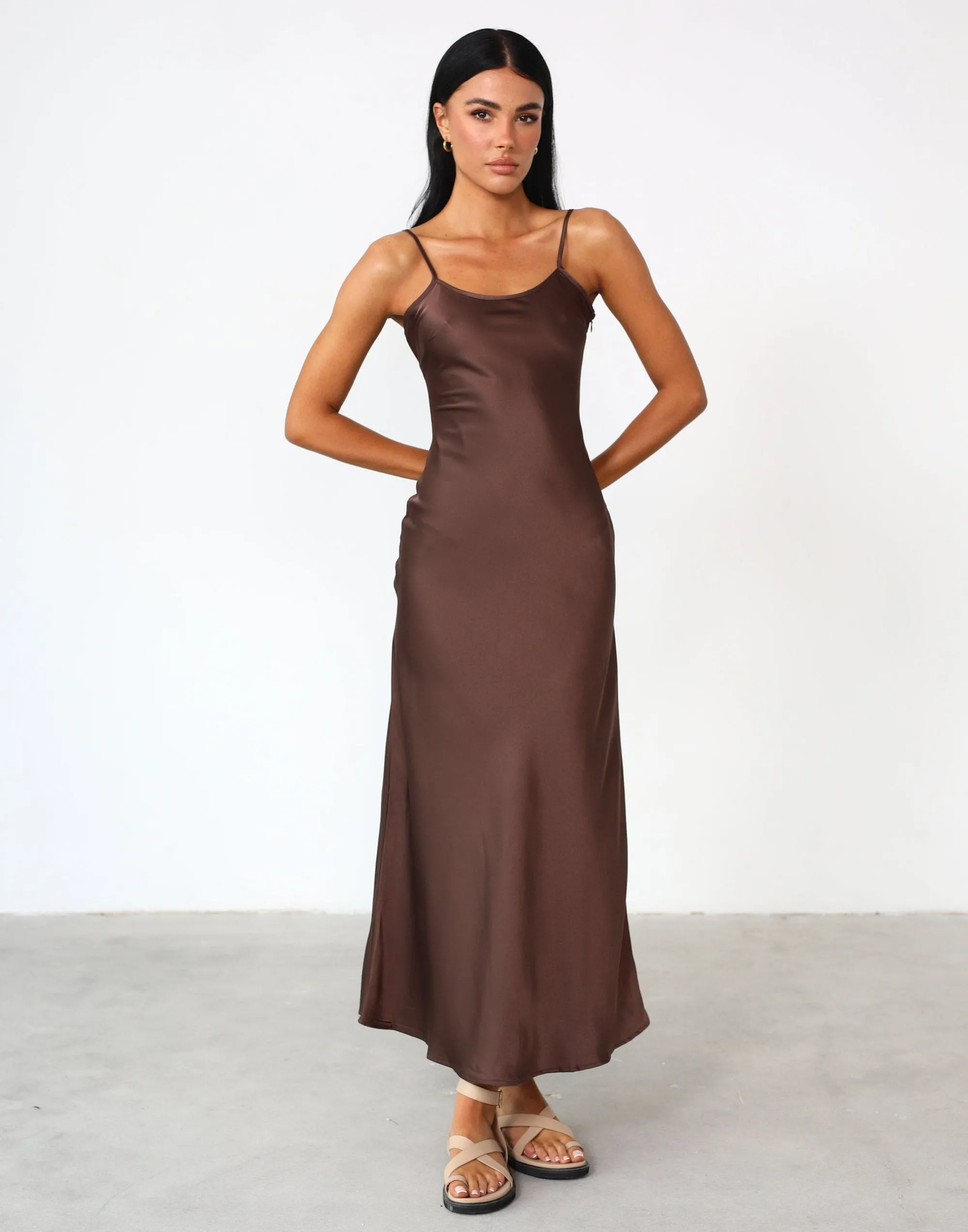 Martha Maxi Dress (Cocoa)