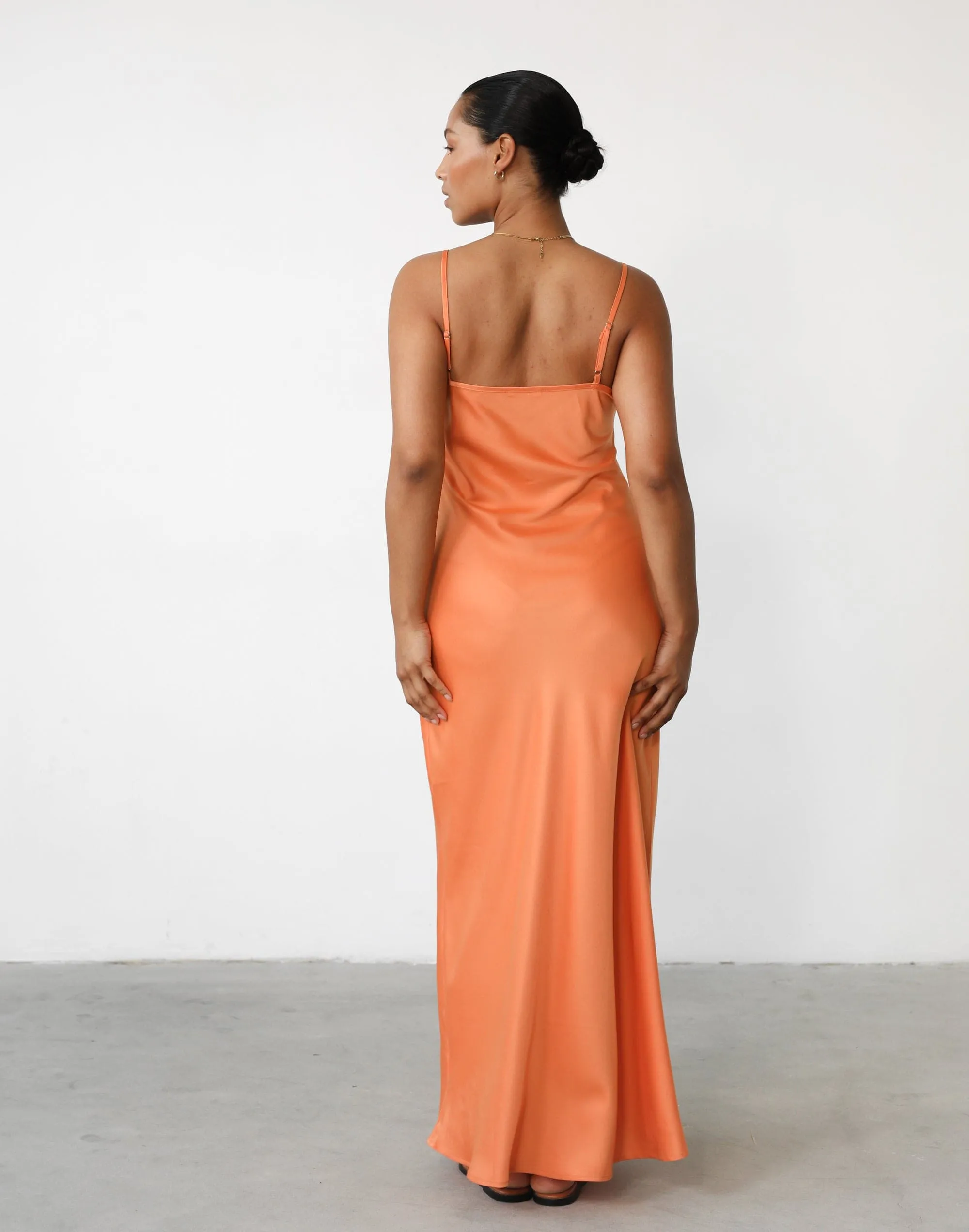 Martha Maxi Dress (Tangerine)