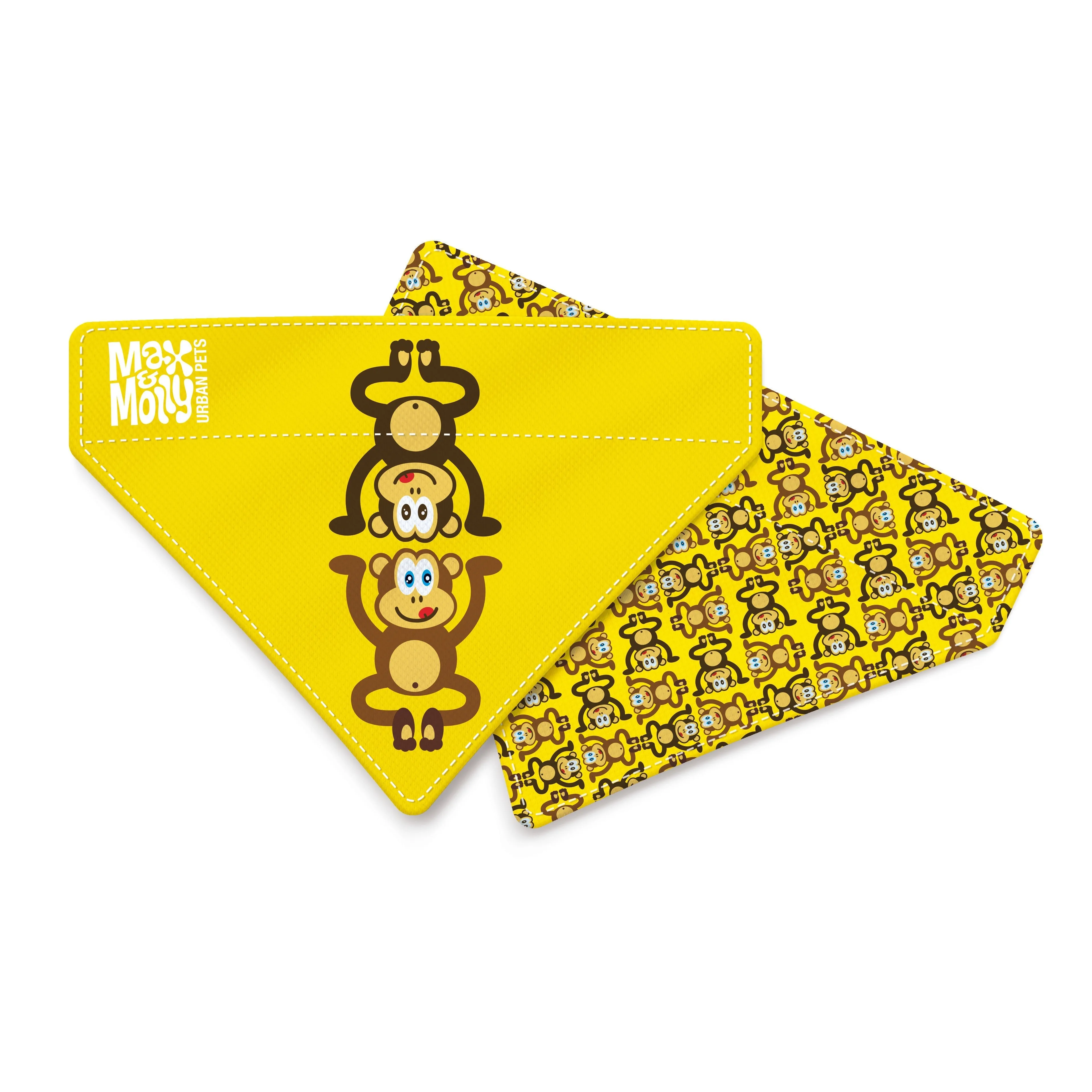 Max & Molly Monkey Maniac Bandana Small***