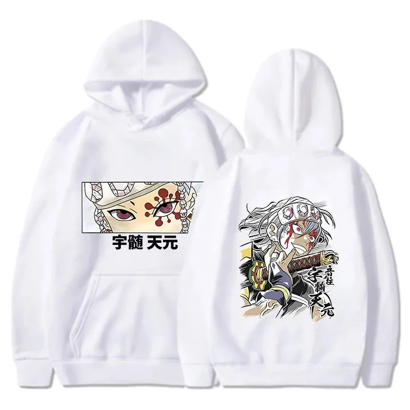 New Hoodie Cool Anime Graphic Printed Pullover Unisex Fashion Personality Anime Harajuku Hoodies