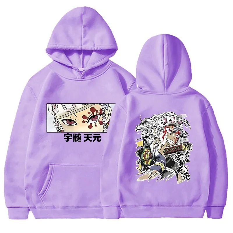 New Hoodie Cool Anime Graphic Printed Pullover Unisex Fashion Personality Anime Harajuku Hoodies