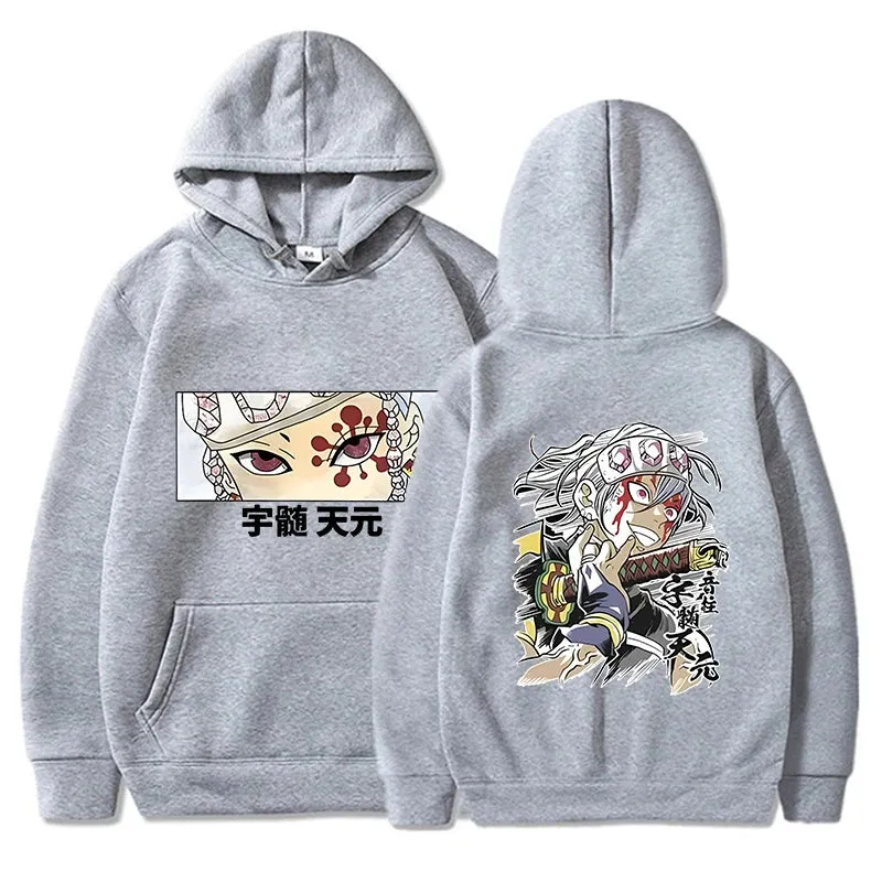 New Hoodie Cool Anime Graphic Printed Pullover Unisex Fashion Personality Anime Harajuku Hoodies