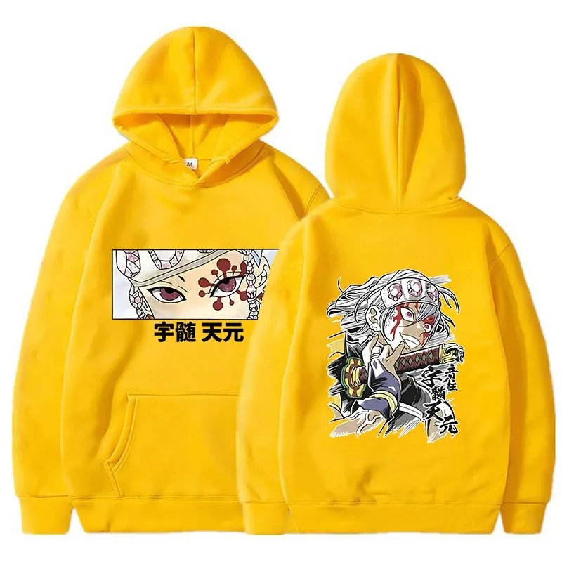 New Hoodie Cool Anime Graphic Printed Pullover Unisex Fashion Personality Anime Harajuku Hoodies