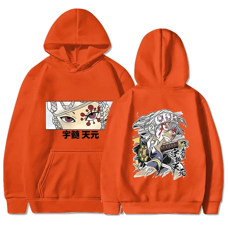 New Hoodie Cool Anime Graphic Printed Pullover Unisex Fashion Personality Anime Harajuku Hoodies