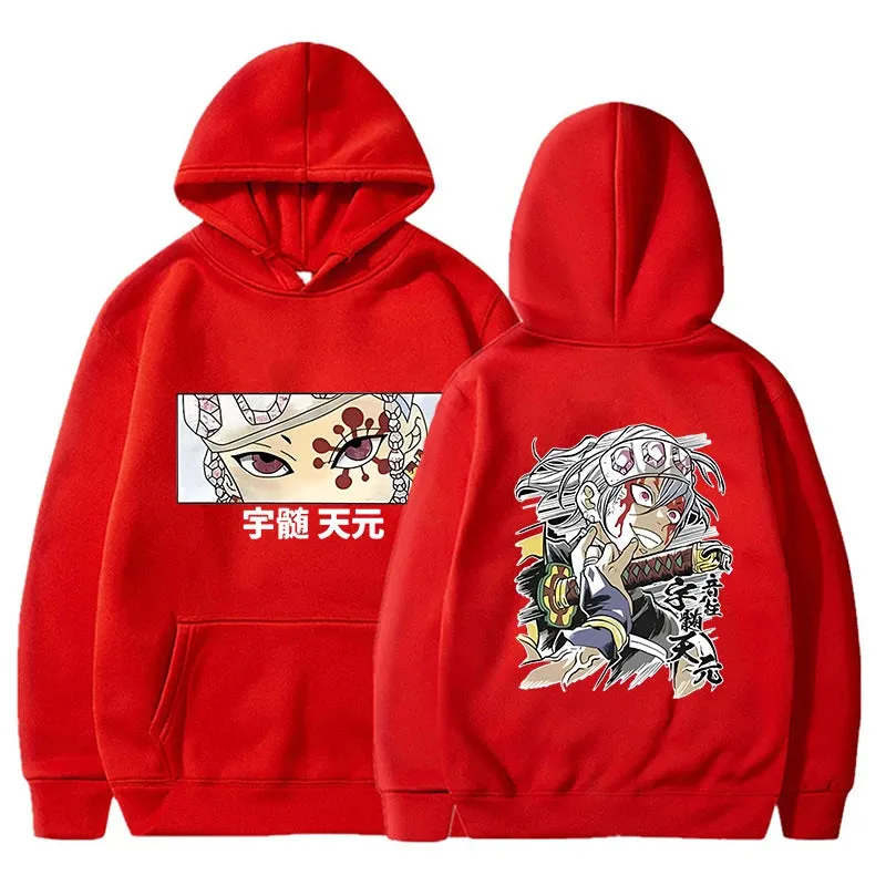 New Hoodie Cool Anime Graphic Printed Pullover Unisex Fashion Personality Anime Harajuku Hoodies