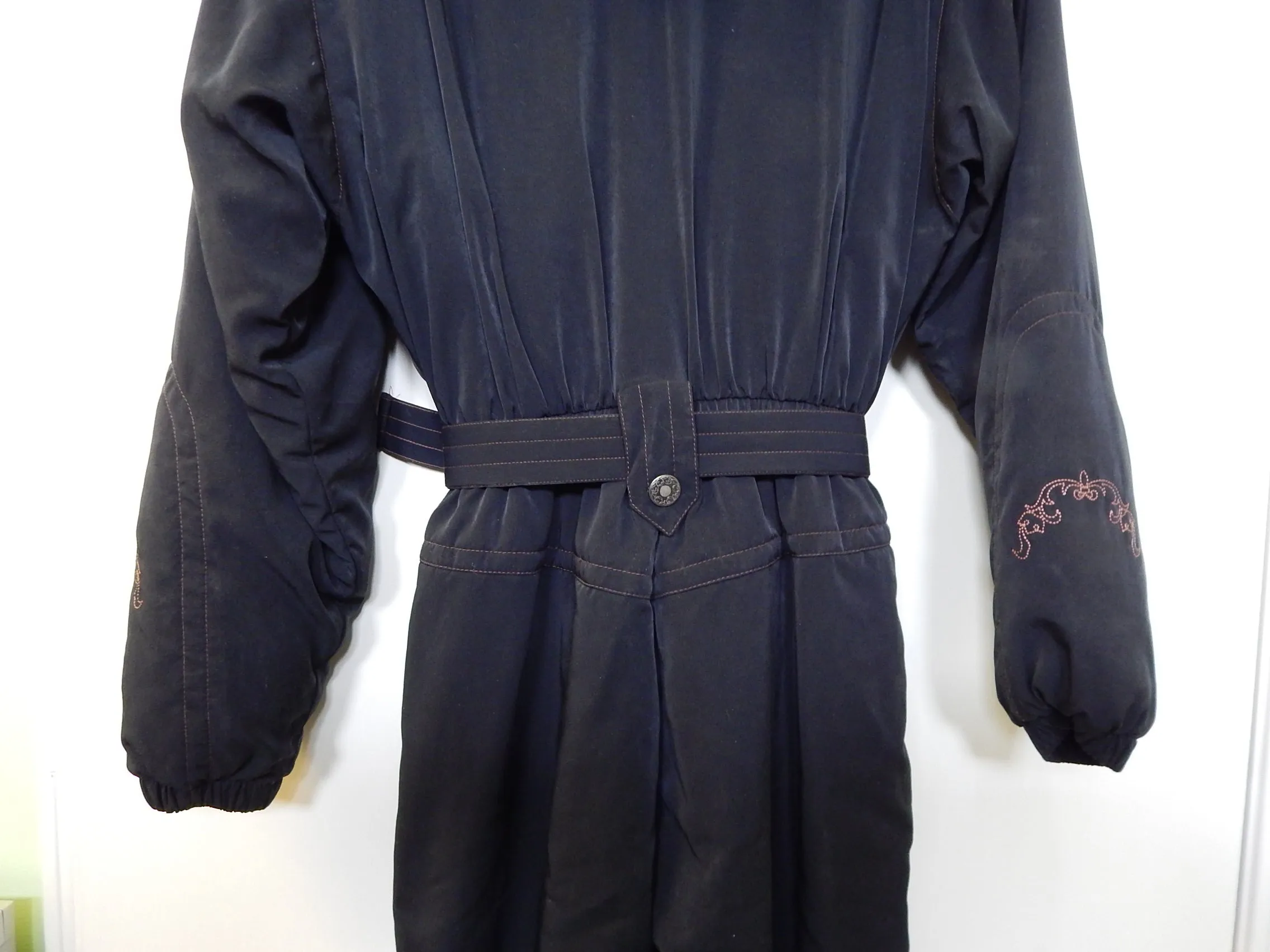 NILS Black Insulated Women's Snowsuit - Size 10