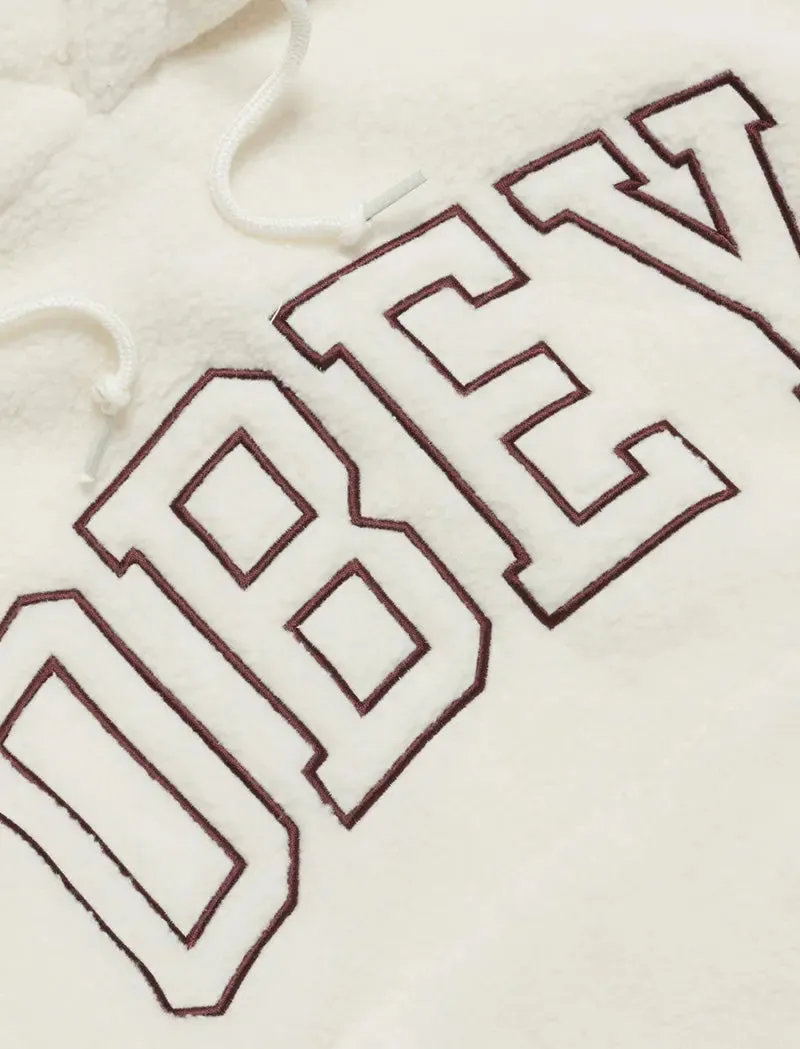 Obey Collegiate Hood Unbleached