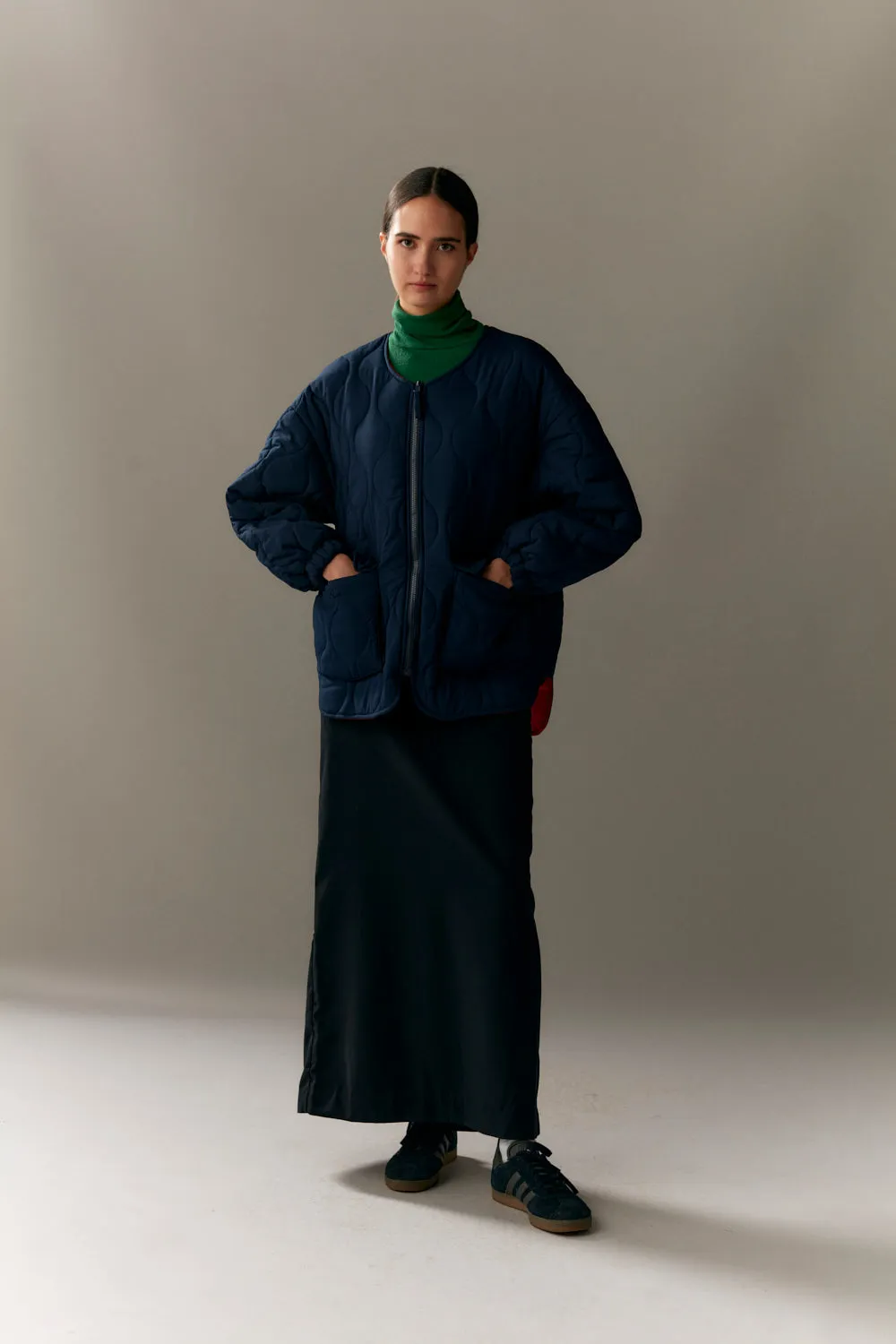 PADDED LINER WOMEN AW23 navy