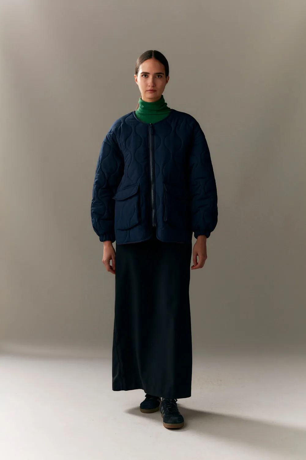 PADDED LINER WOMEN AW23 navy