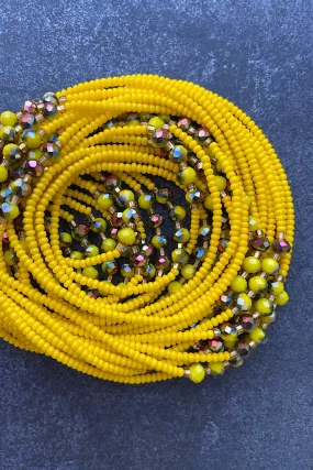 Radiant Light Tie On Waist Beads