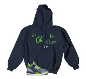 Retro 3 Hugo It's Ok To Be Different Hoody