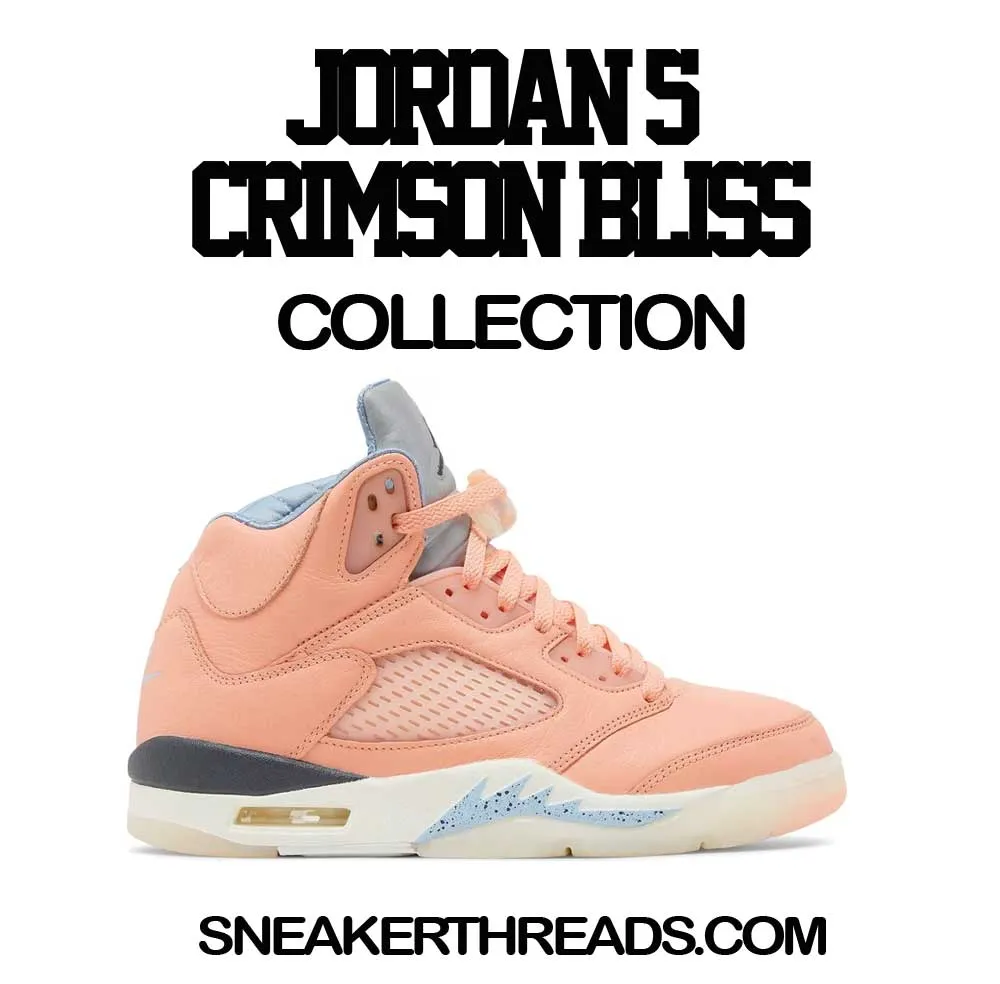 Retro 5 Crimson Bliss Hoody - Blessings - Light blue