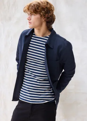 SIROCCO II - Navy French Chore Jacket | Workwear Cotton Canvas | Unisex Fit (NAVY)