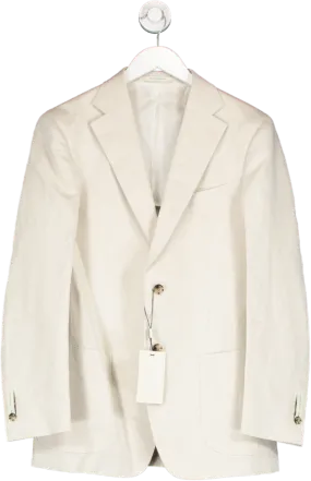 SuitSupply Cream Tailored Fit Havana Blazer BNWT Uk 48 UK XXXL