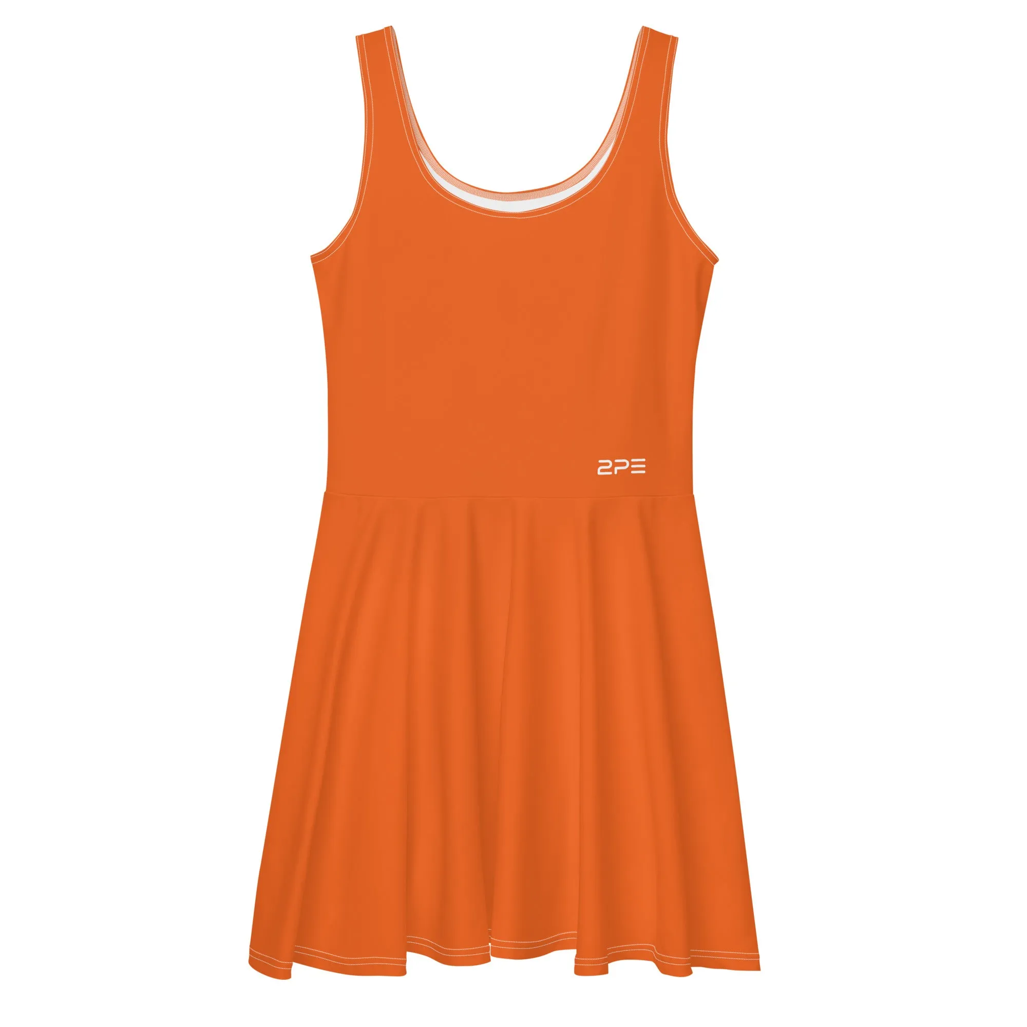 Sunset Orange Travel Dress