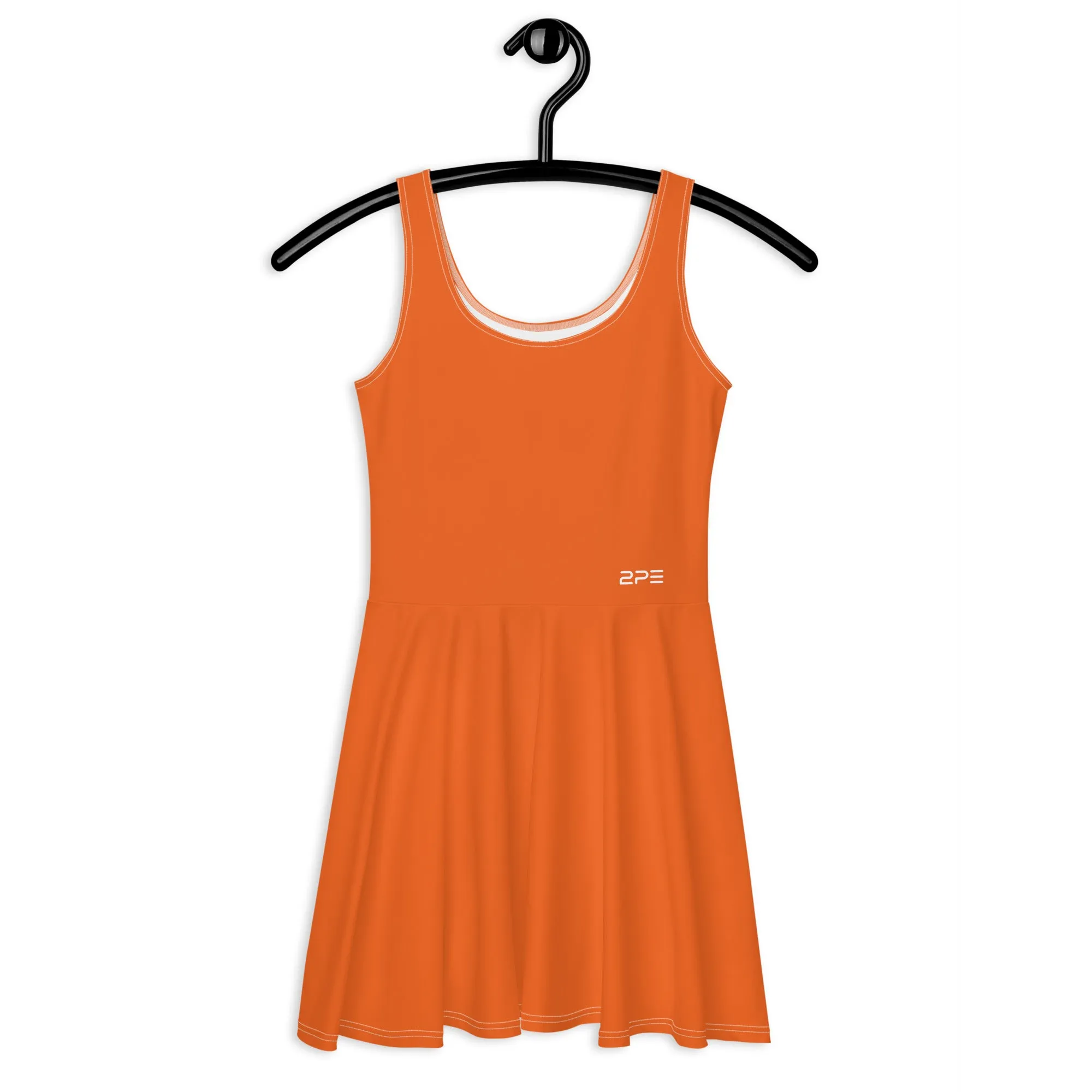 Sunset Orange Travel Dress