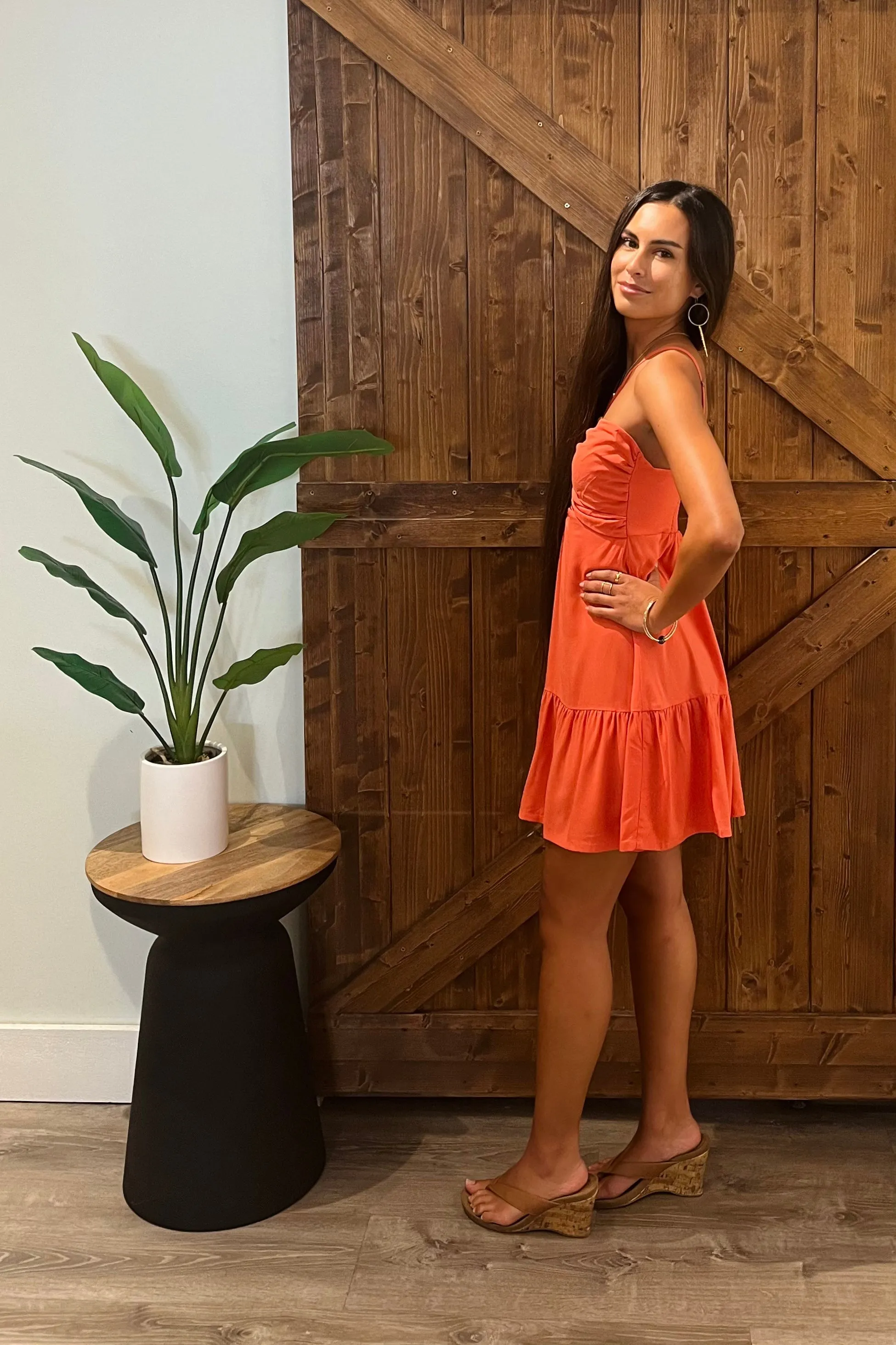 Sunshine Dress / Pink Coral