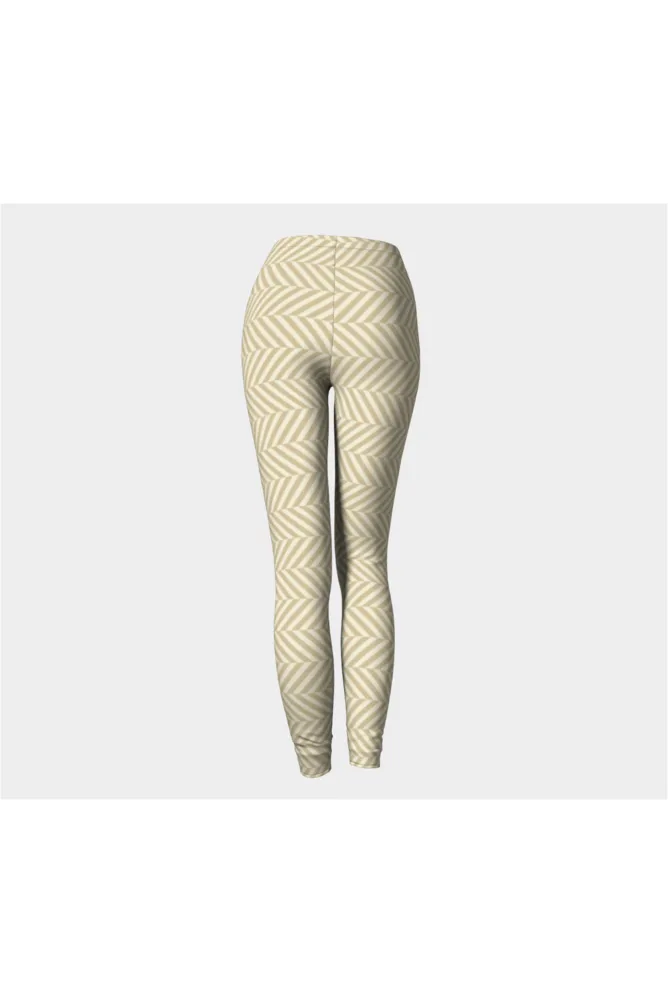 Sweet Corn Herringbone Premium Leggings