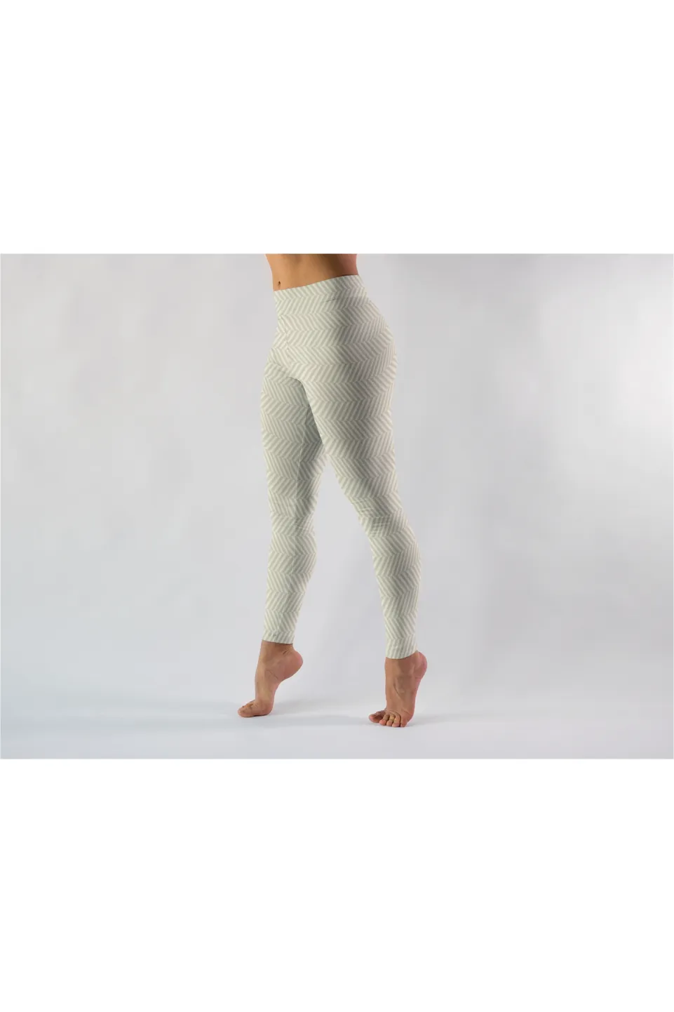 Sweet Corn Herringbone Premium Leggings