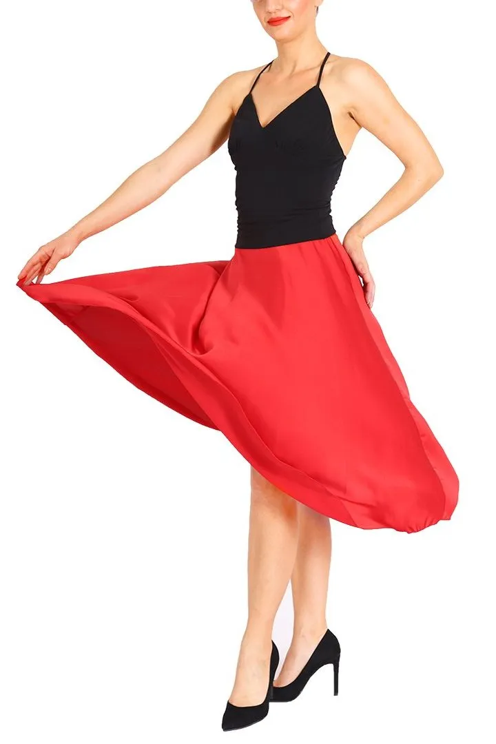 Swing Satin Skirt