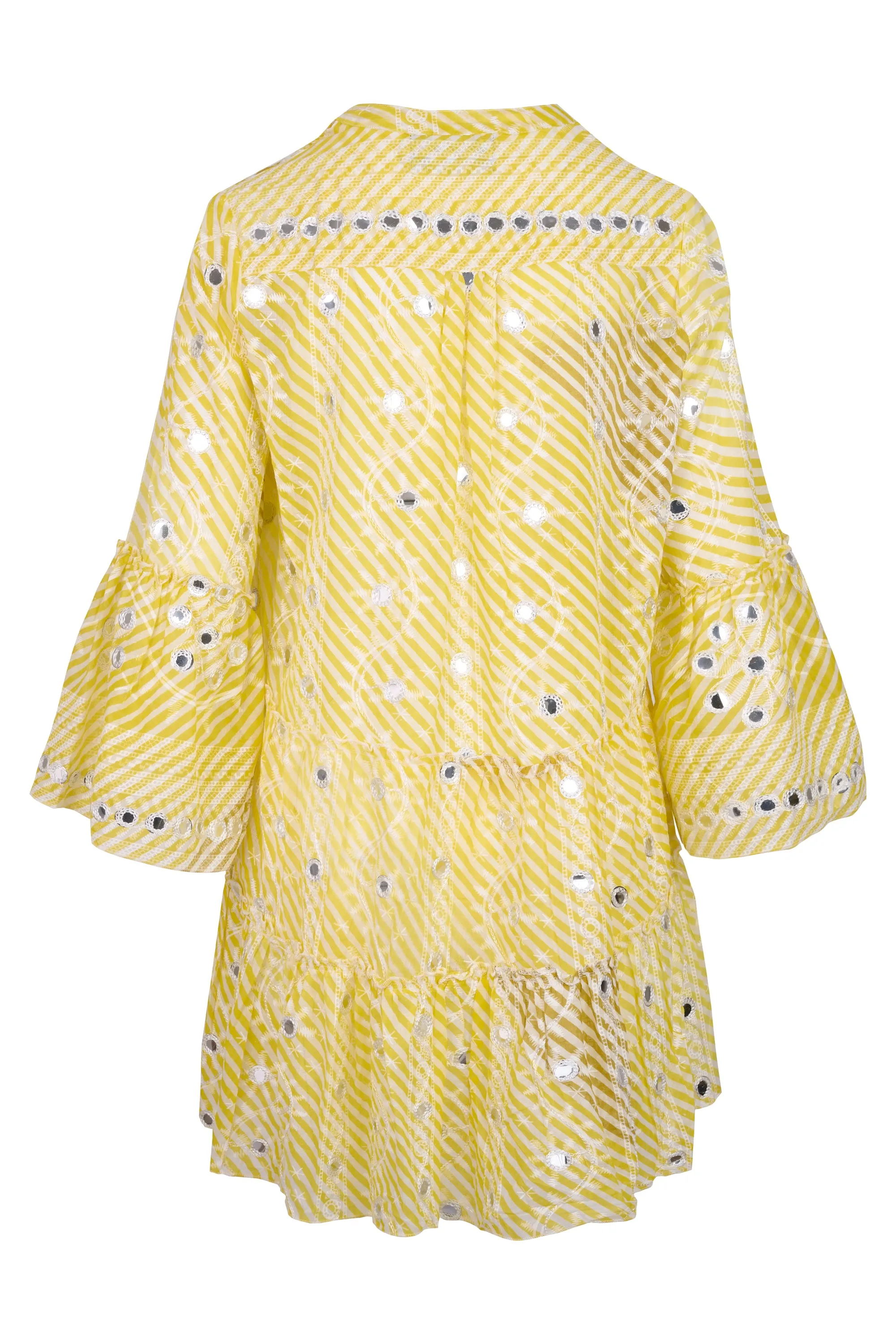 The Bell Mini Dress Yellow