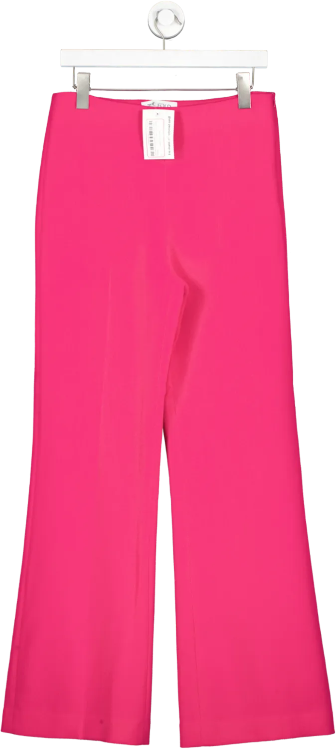 the fold Pink Wide Leg Suit Trousers UK 10